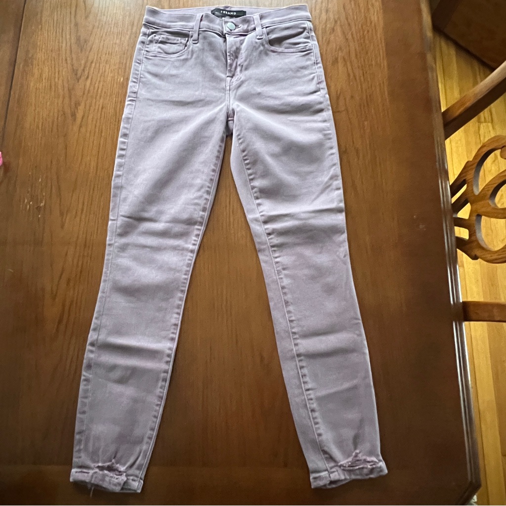 J Brand Destruct Skinny Capri Jeans Size 25